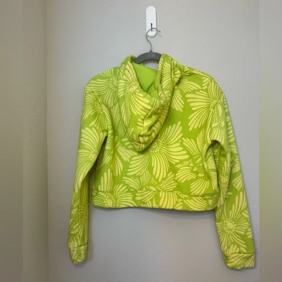 FARM Rio Neon Green Leaf Hoodie - Picture 5 of 6